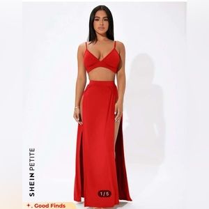 SHEIN Two Piece Set in Red - XS/0